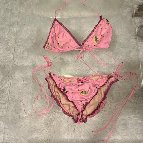 Betsey Johnson Other - RARE Betsey Johnson ULTRA silk bikini